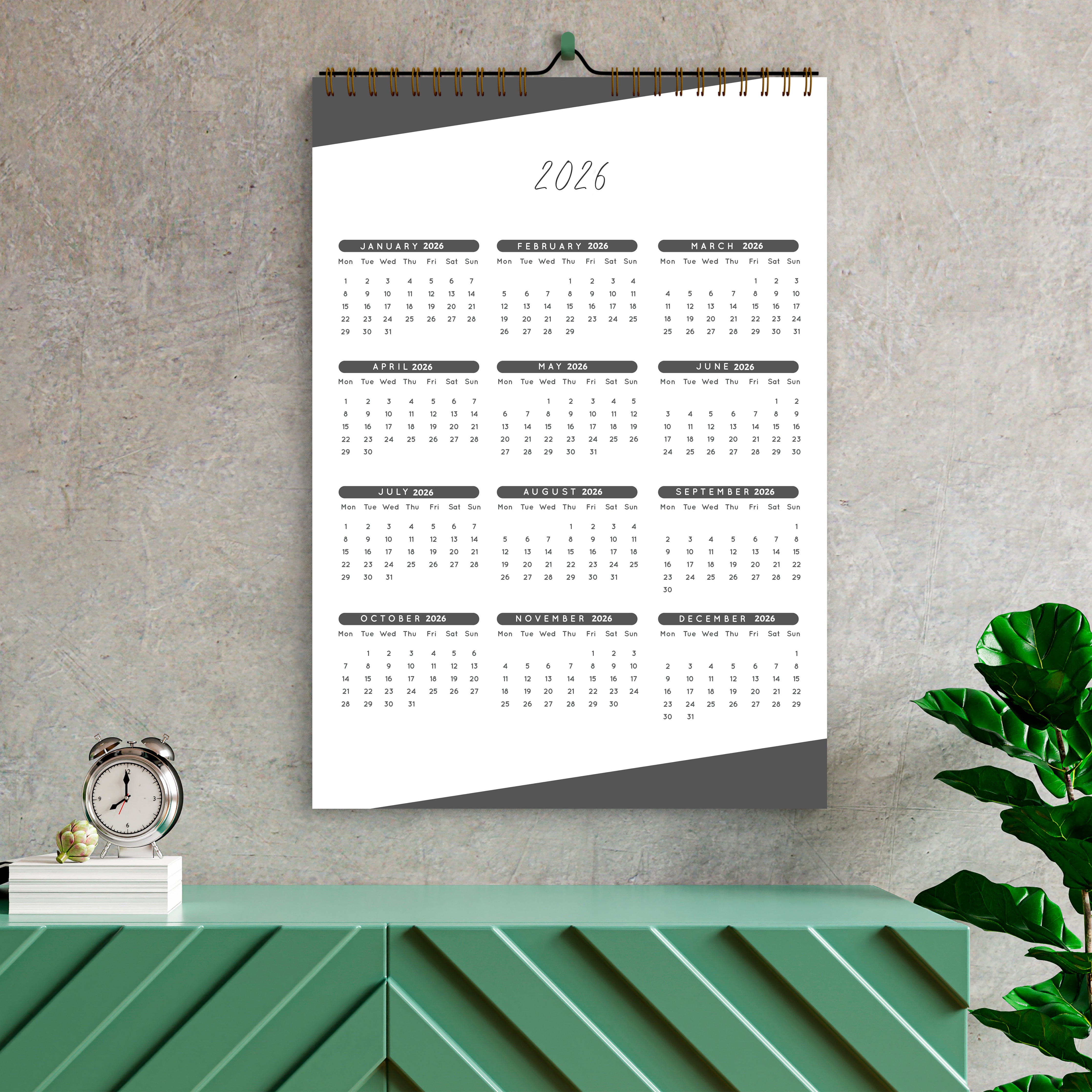 Personalised Wall Calendar 03 (A4 or A3)