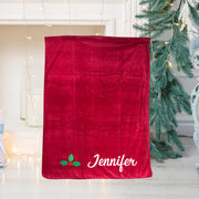 Personalised Christmas Santa Sack, Red Velvet