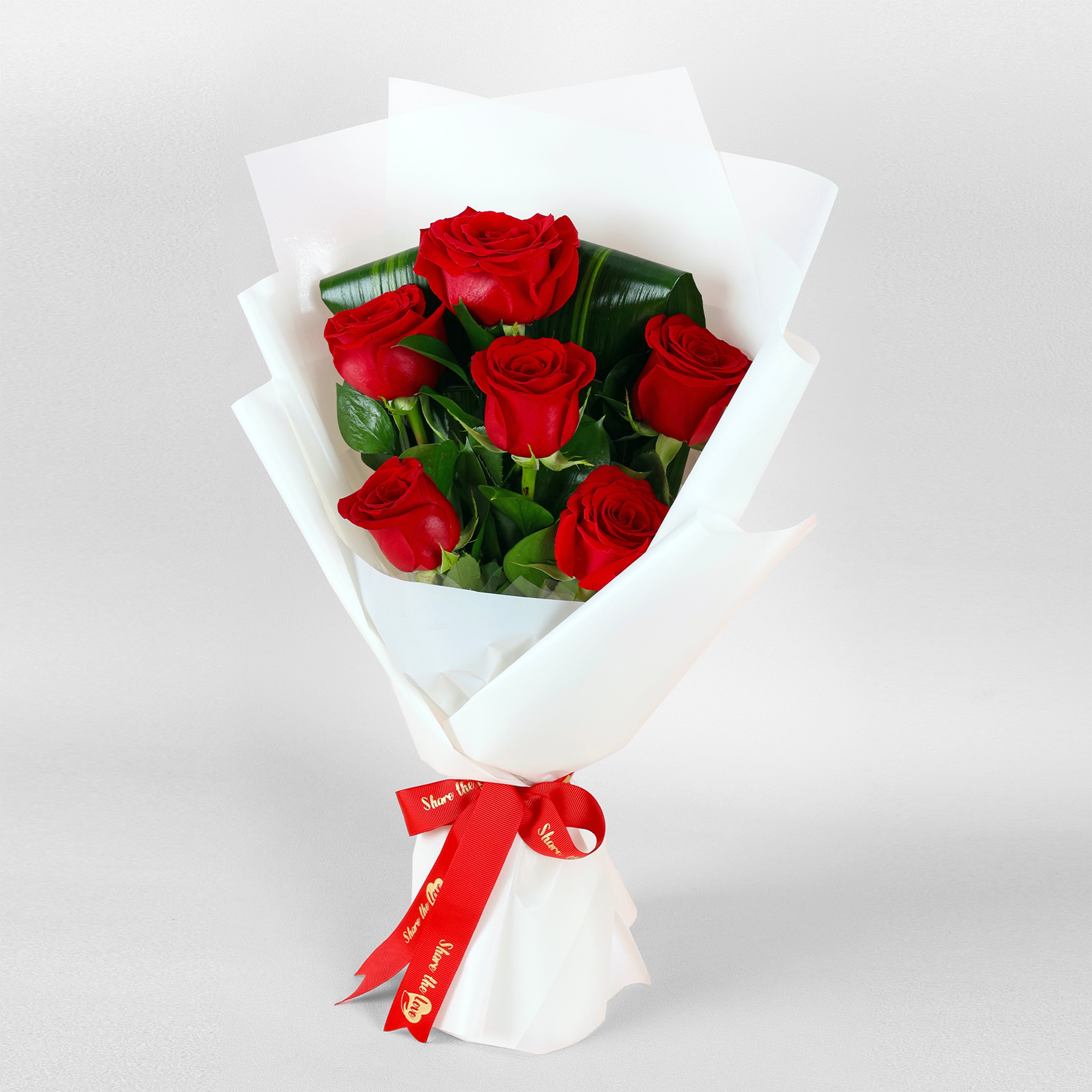 6 Red Roses