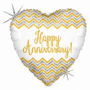 Anniversary Foil Balloon, 18in