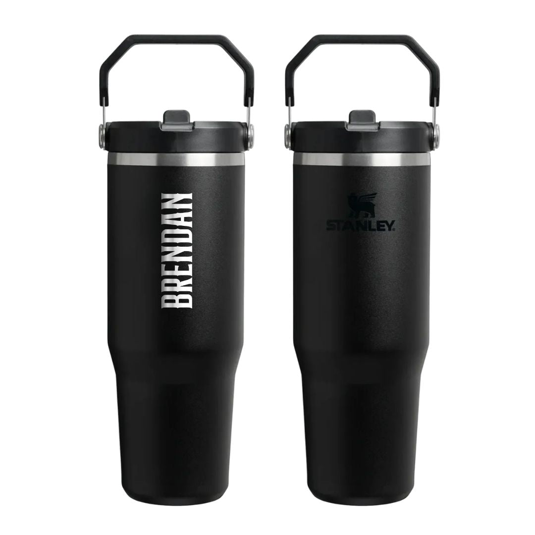 Personalised Stanley Iceflow Flipstraw 2.0 0.89L - Black 2.0