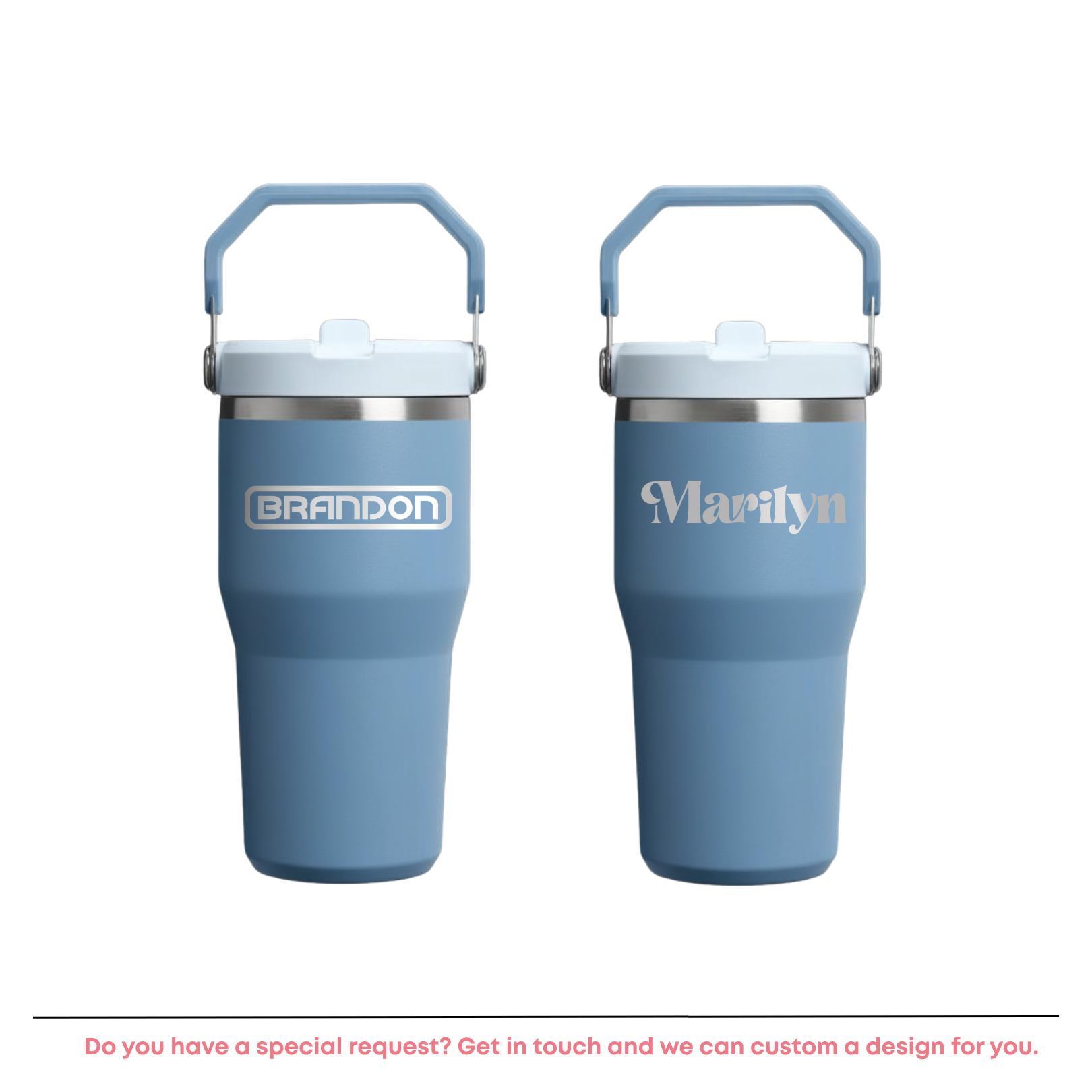 Personalised Stanley Iceflow Flipstraw 0.6L - Indigo