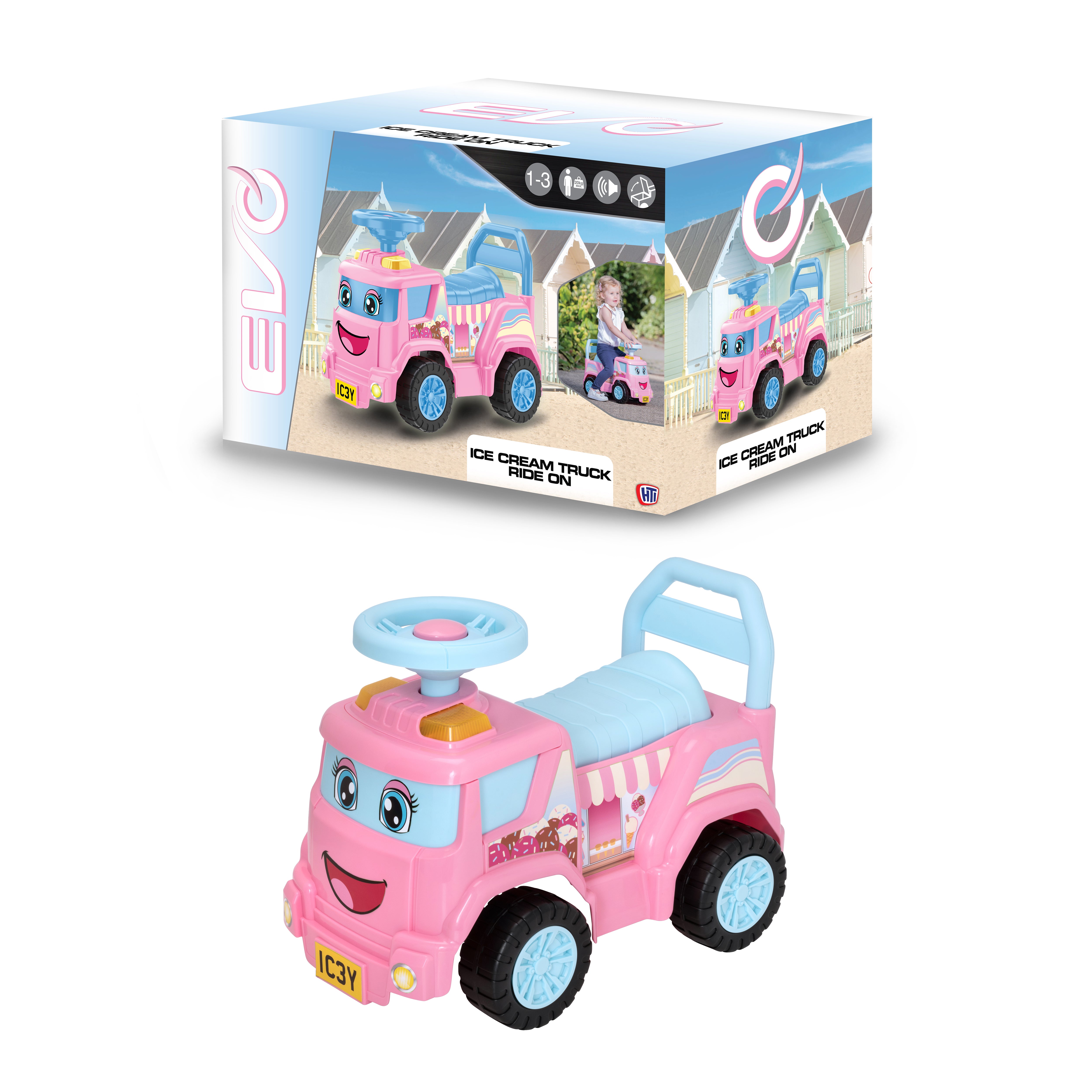 Evo Ice Cream Truck Foot To Floor Ride On