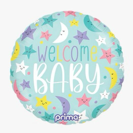 New Born  - Round Foil Balloon