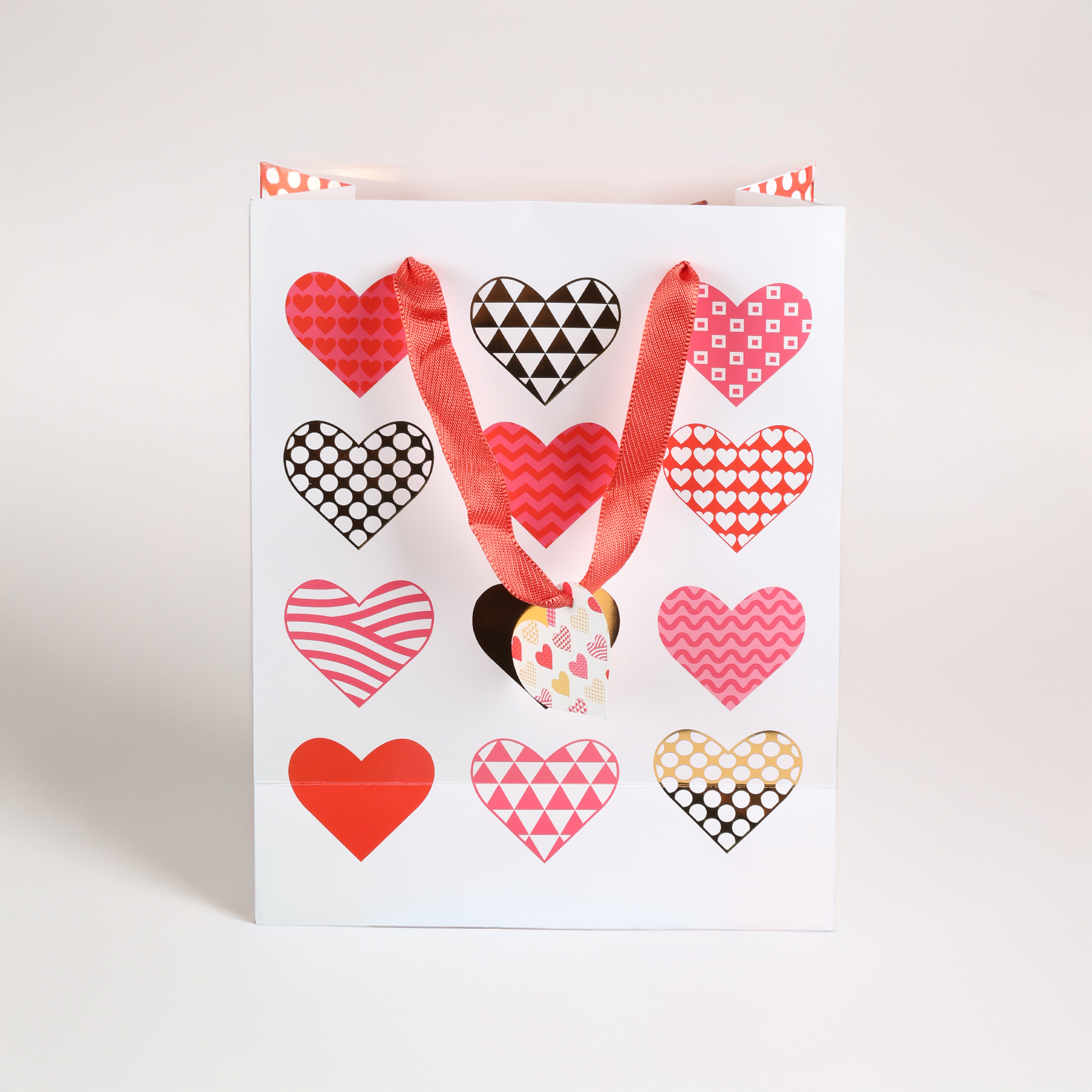 Love Hearts Gift Bag Large