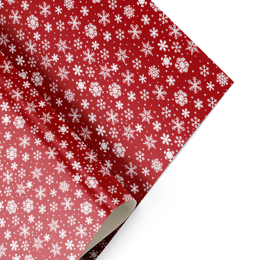 Christmas Snowflake Wrapping Paper