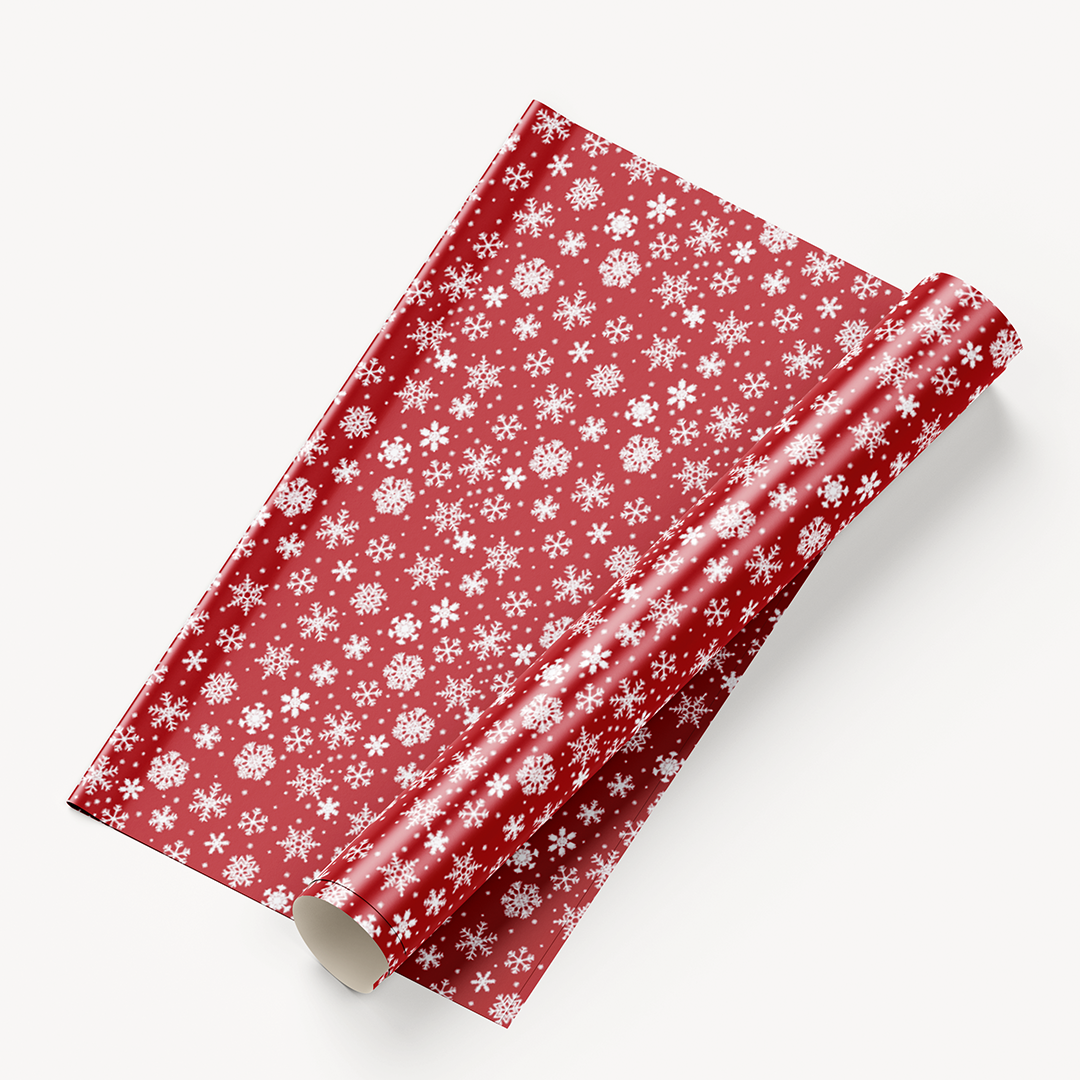 Christmas Snowflake Wrapping Paper