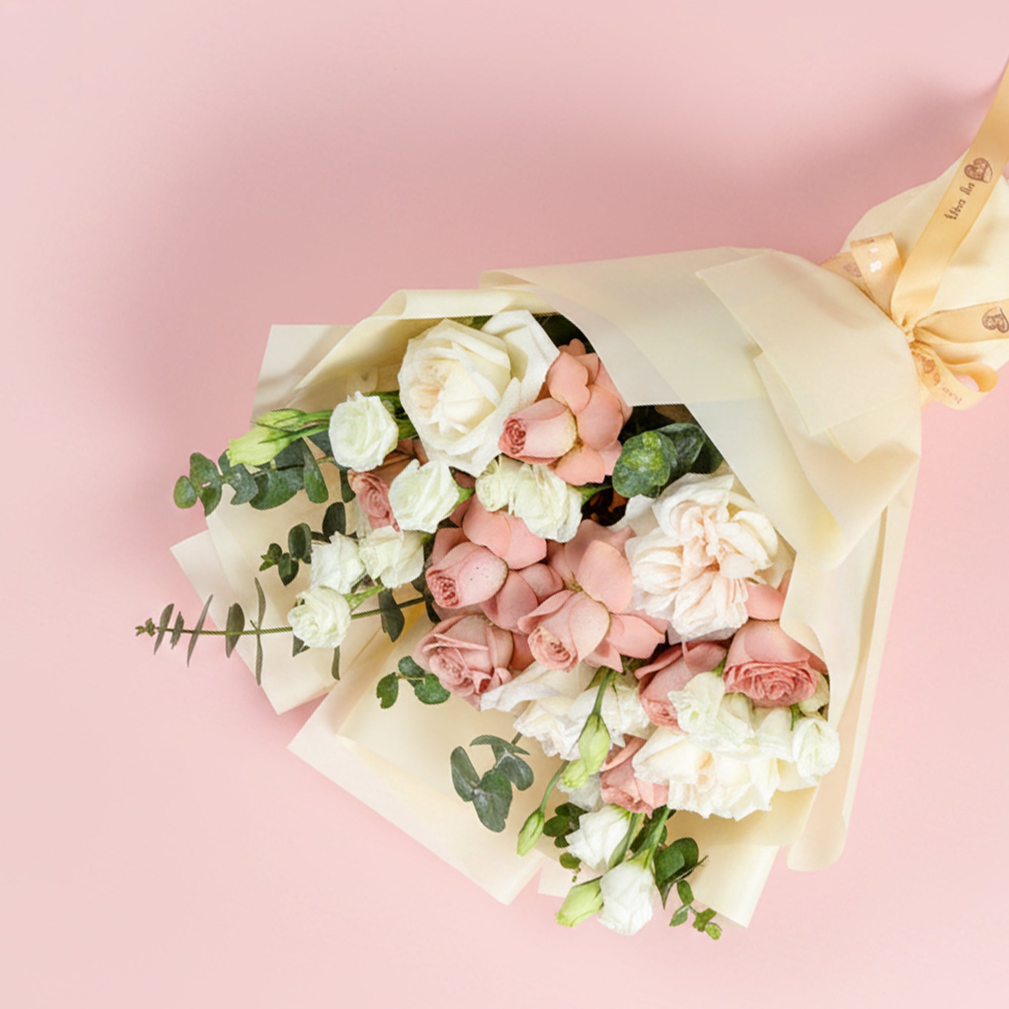 Blushing Hearts Bouquet