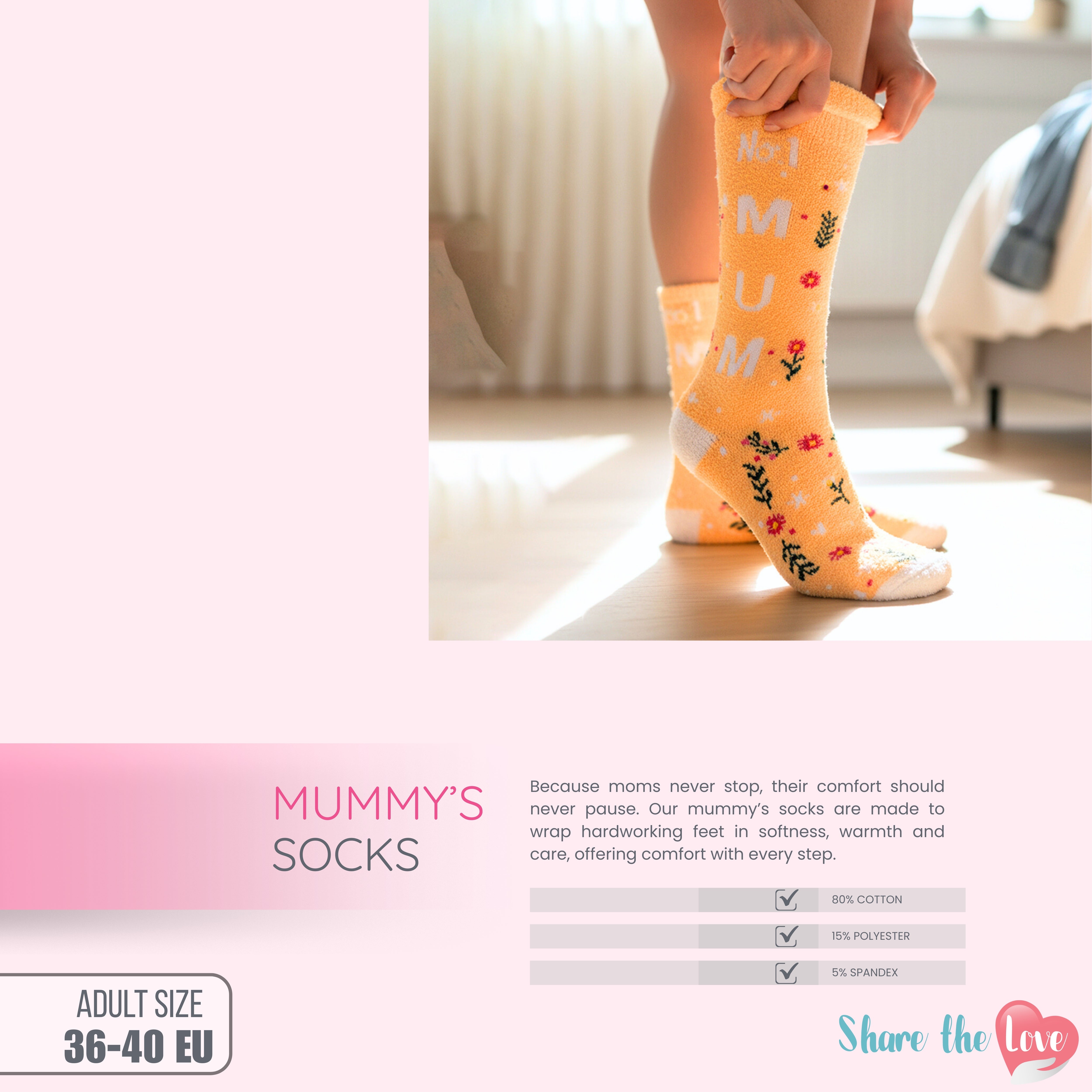 Greatest Mum in the World Socks