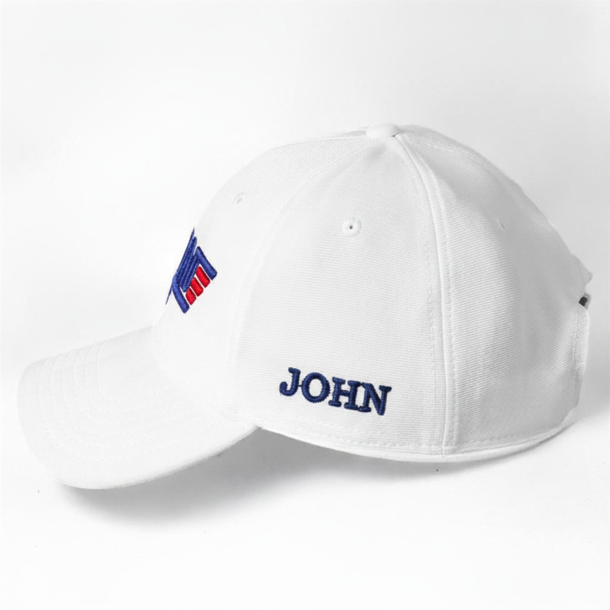 Personalised Top Dad Cap - White