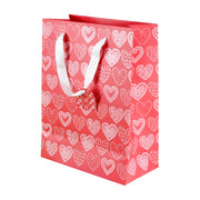 Love Hearts Red Gift Bag, Large