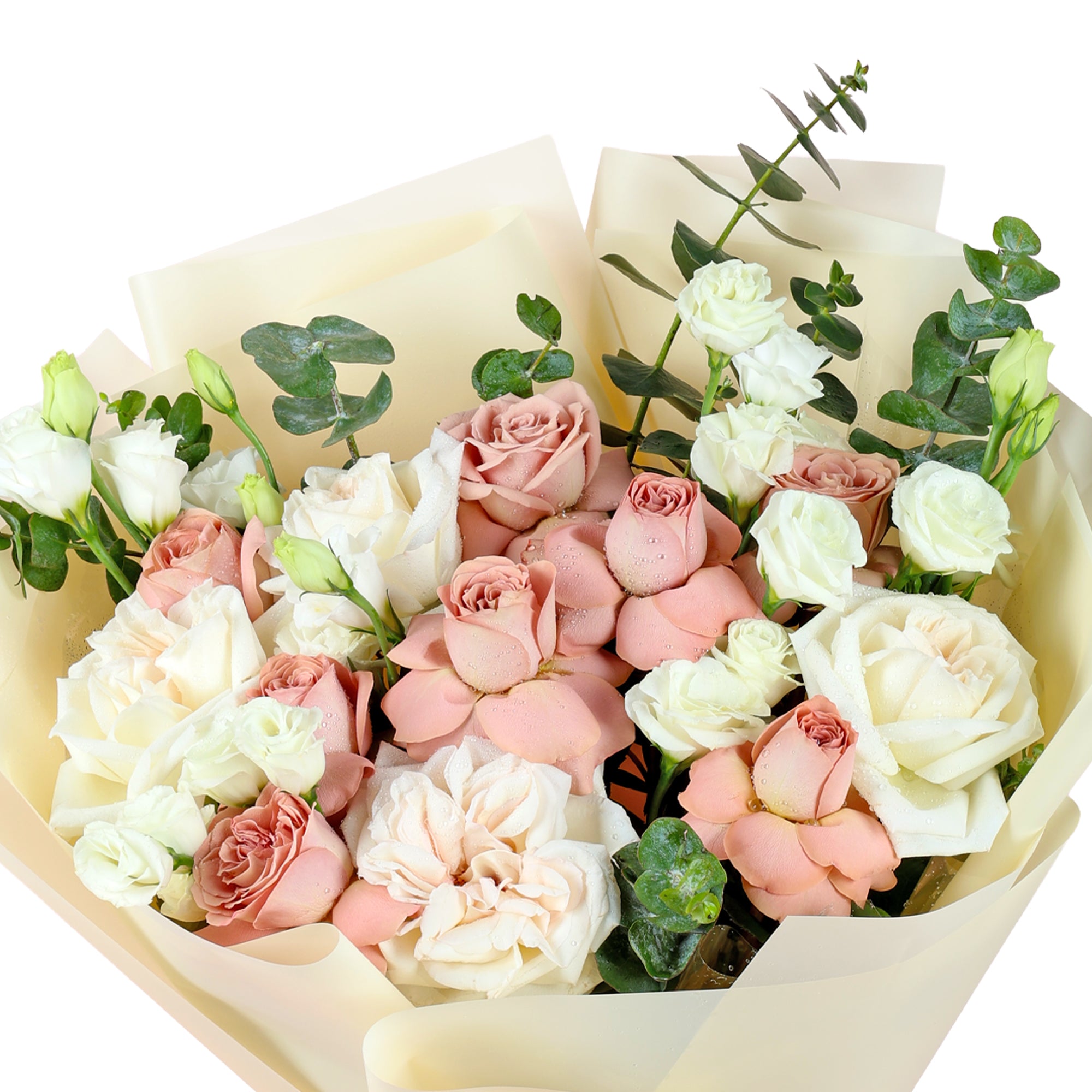 Blushing Hearts Bouquet