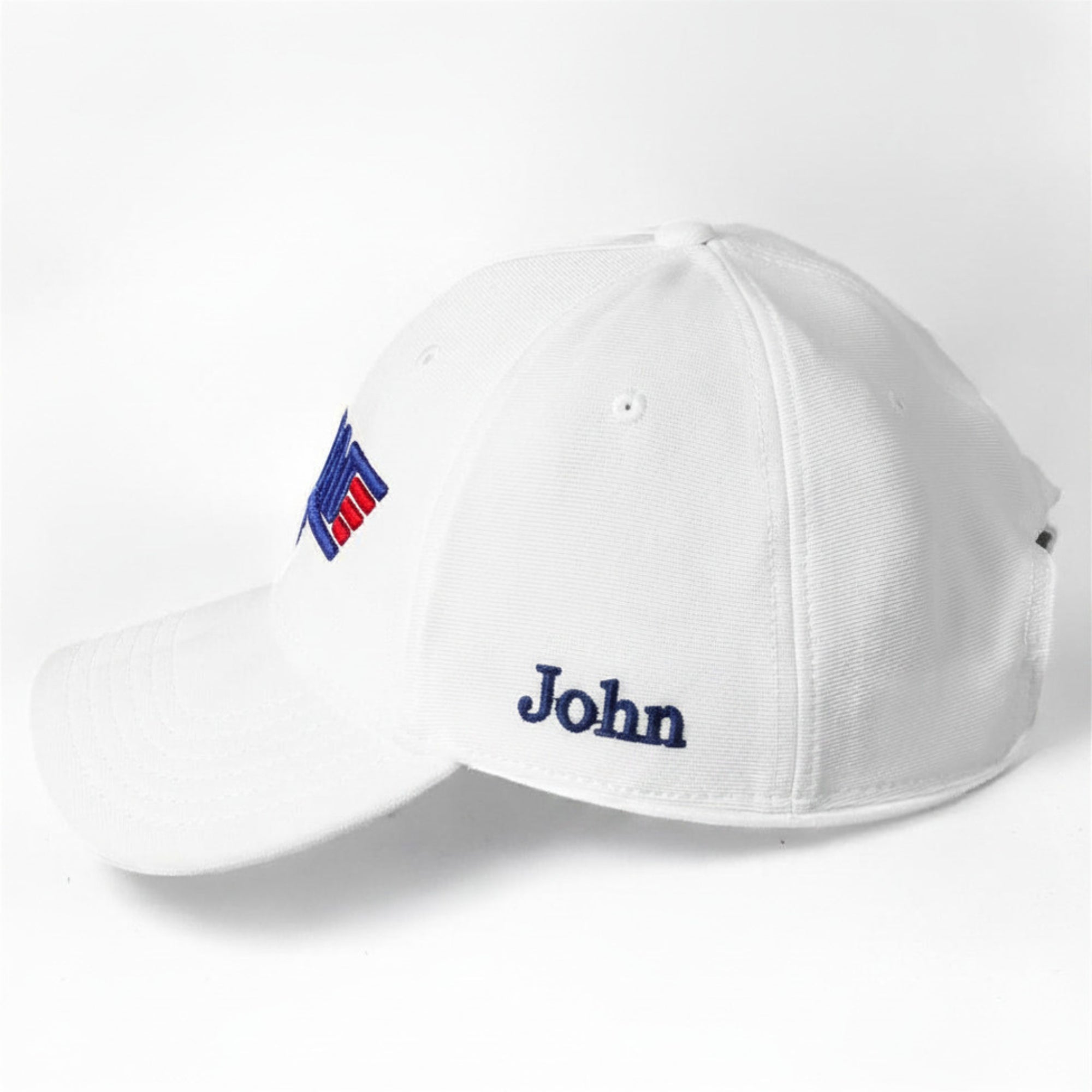 Personalised Top Dad Cap - White