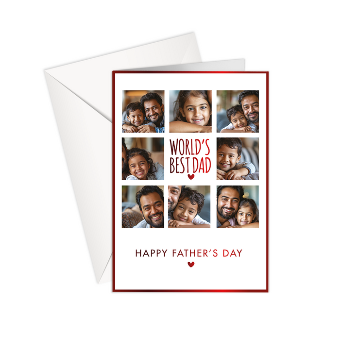 Father's Day Gold Foil Card