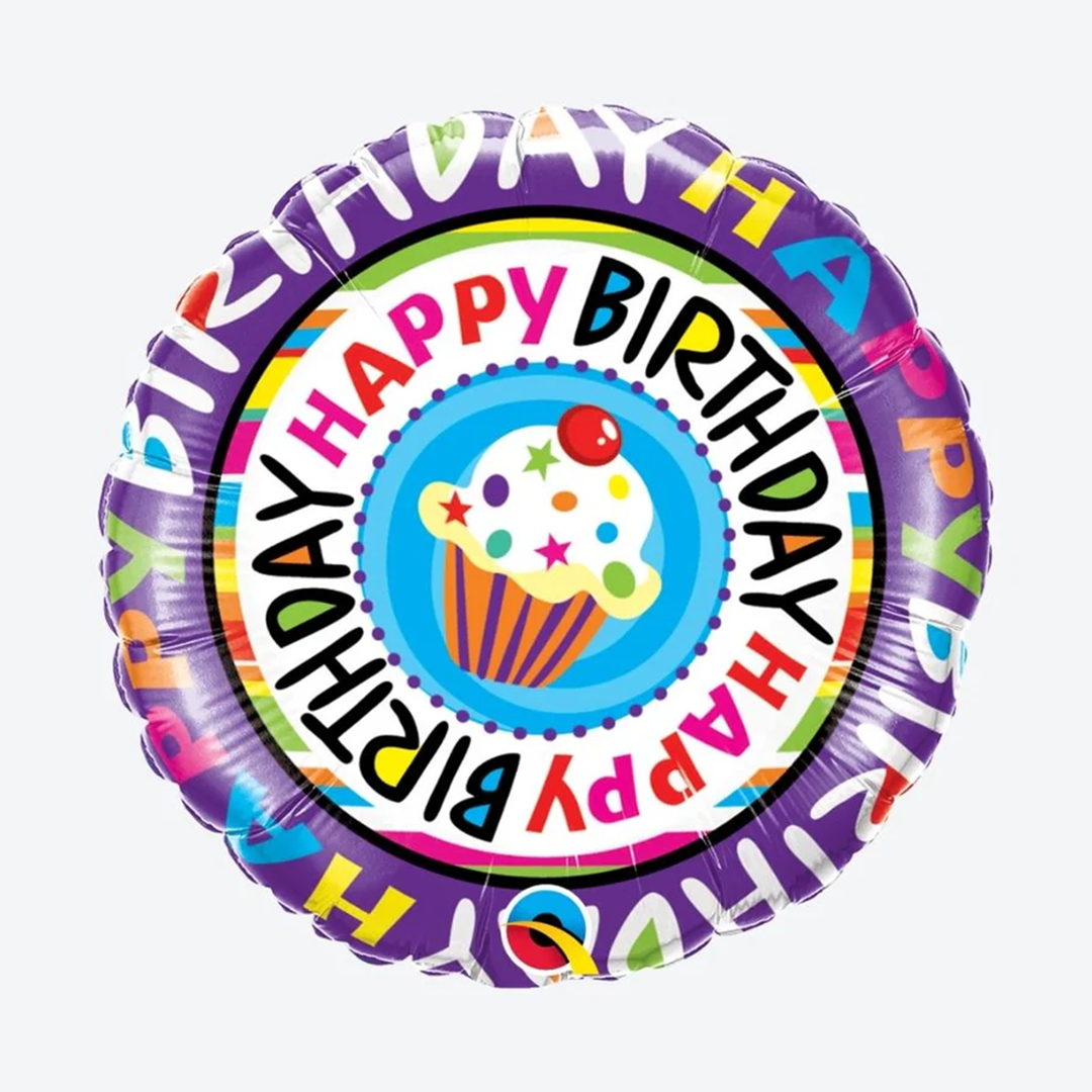 18" Ice Cream Theme Birthday Balloon