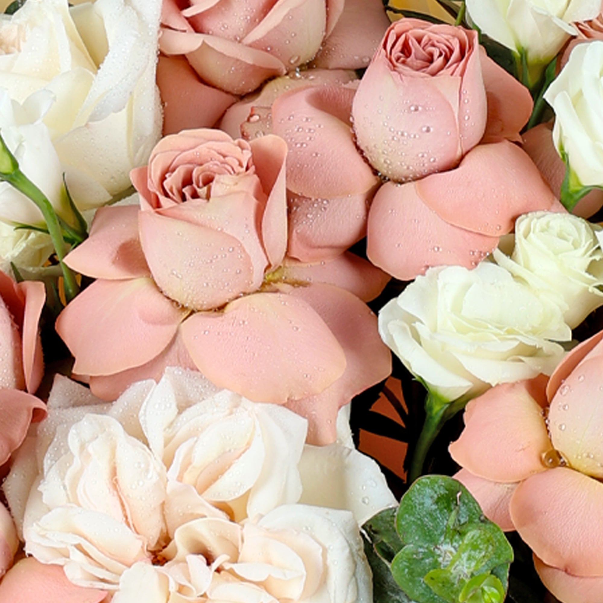 Blushing Hearts Bouquet