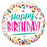 Birthday Sprinkles 18 Inch Foil Balloon