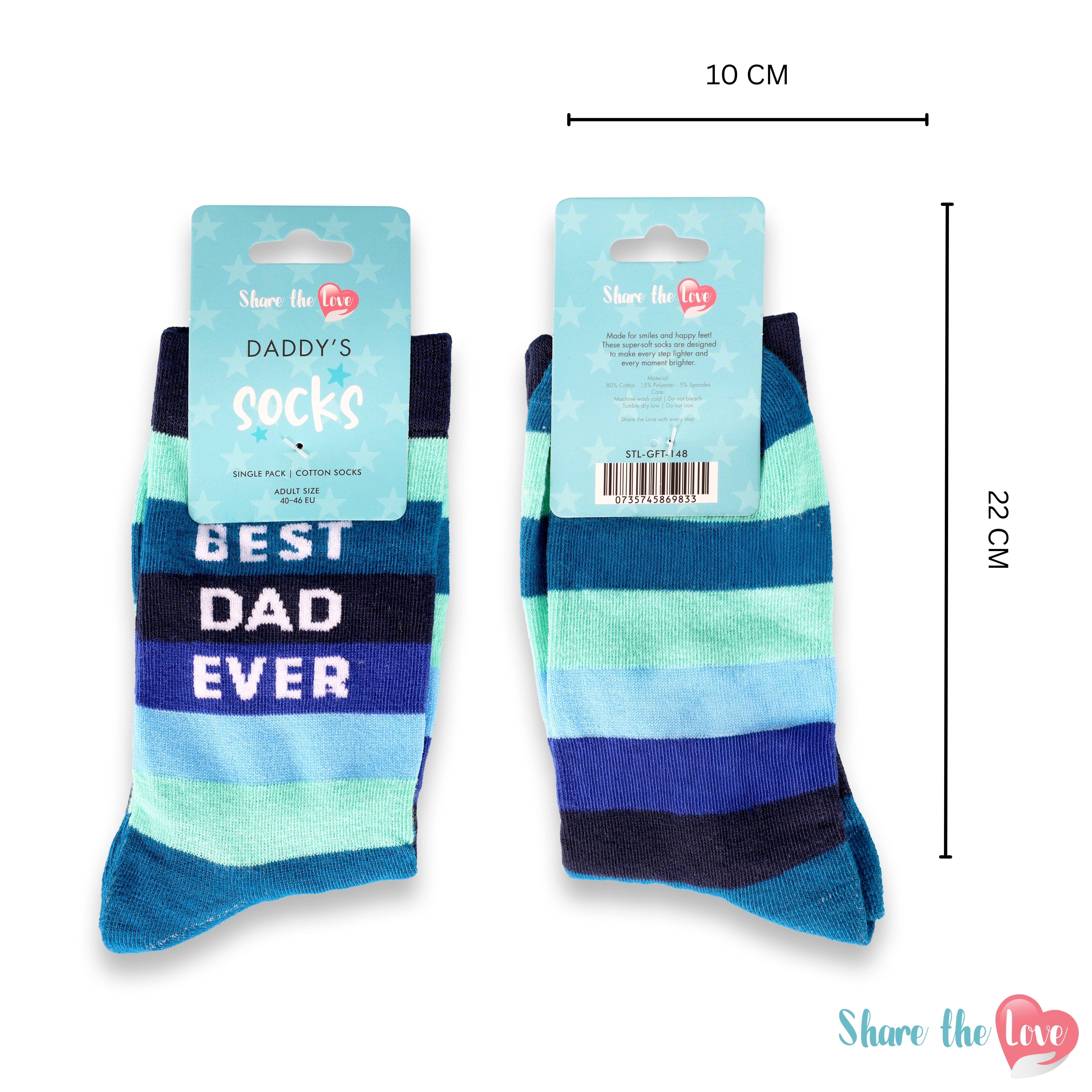 Best Dad Ever Socks