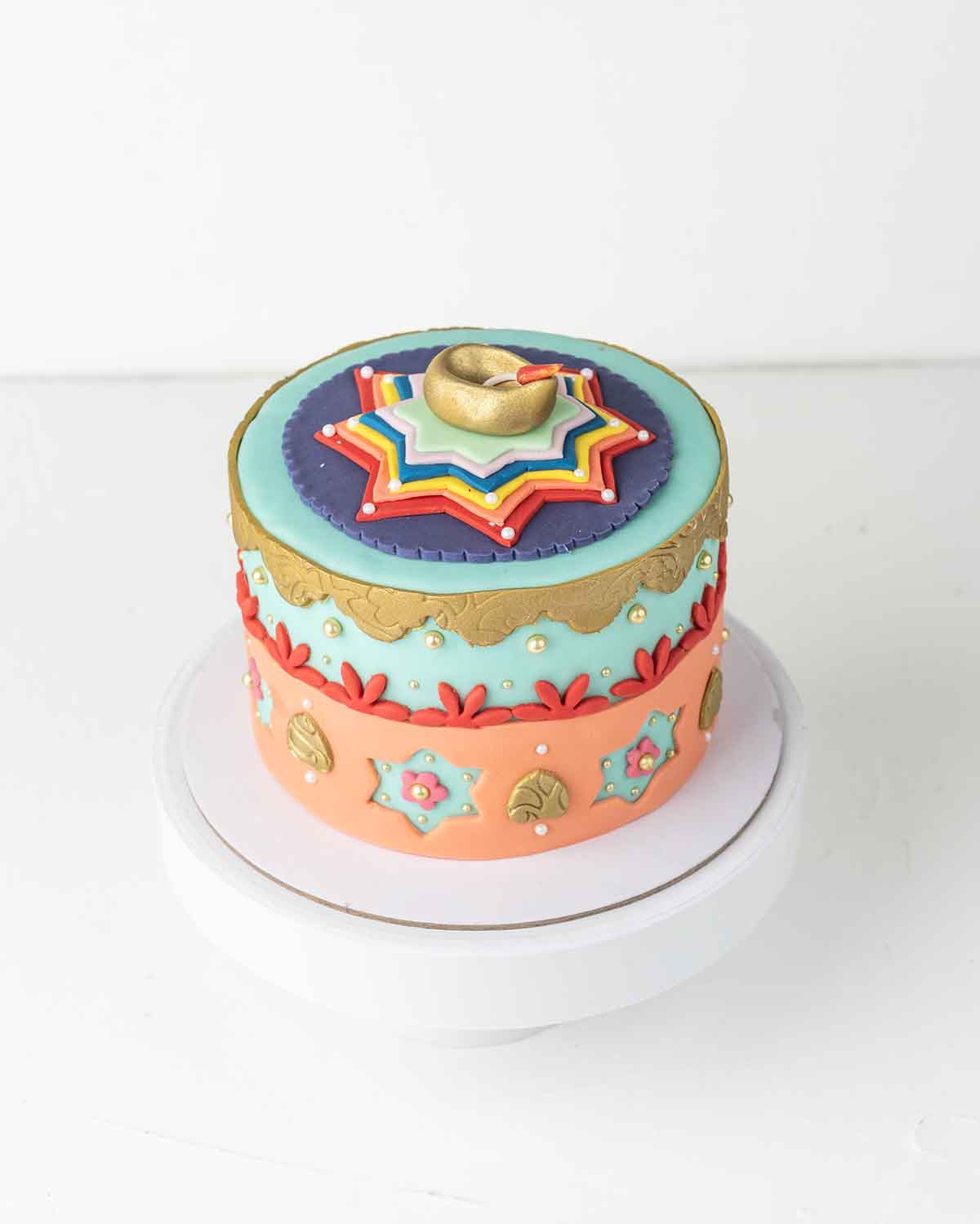 diwali-1kg-cake-with-diya