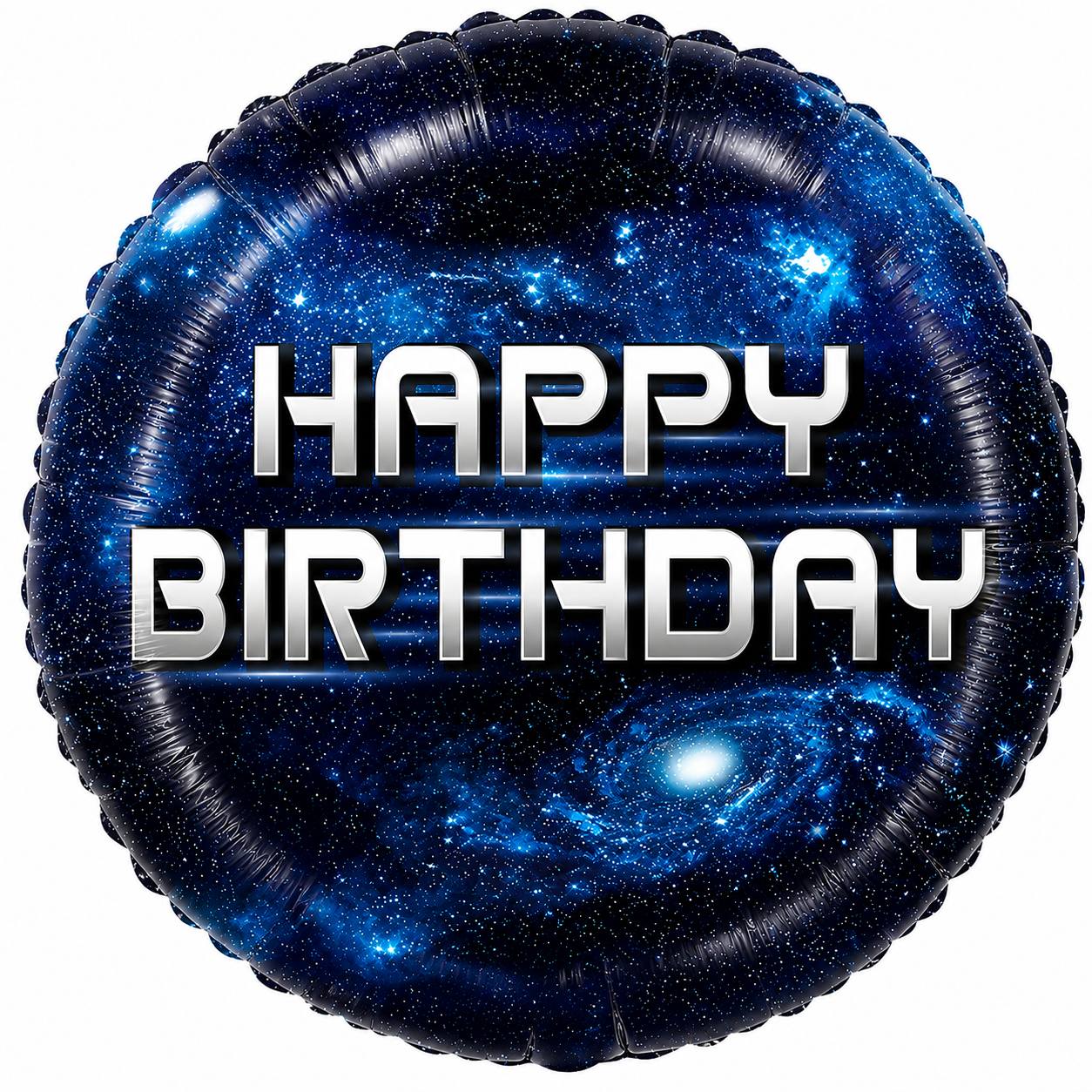 Happy Birthday Galaxy 18" Helium Foil Ballon