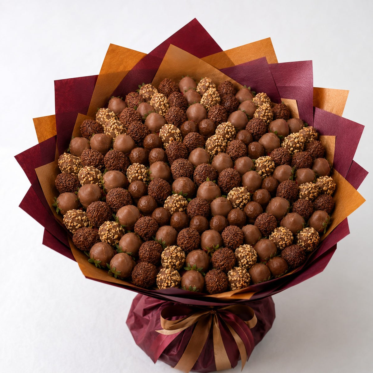 Grand Golden Chocolate & Strawberry Bouquet