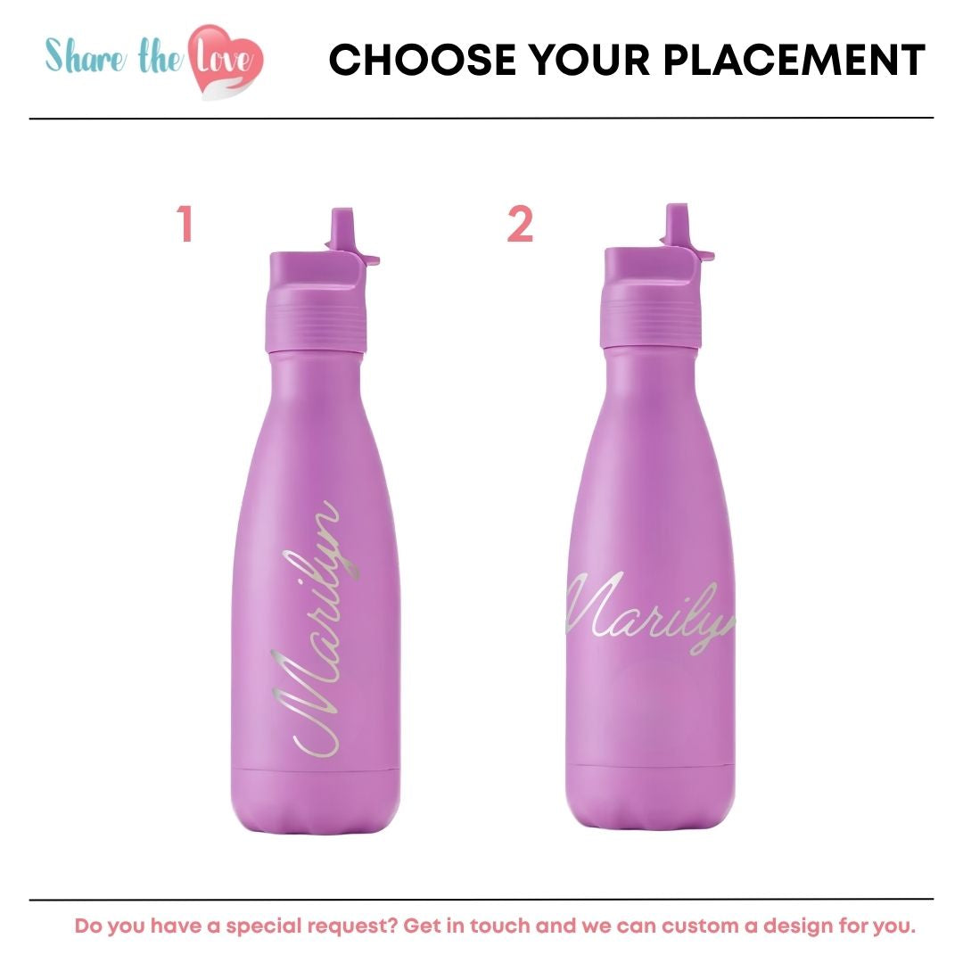 Personalised Original Kids Bottle 350ml - Berry