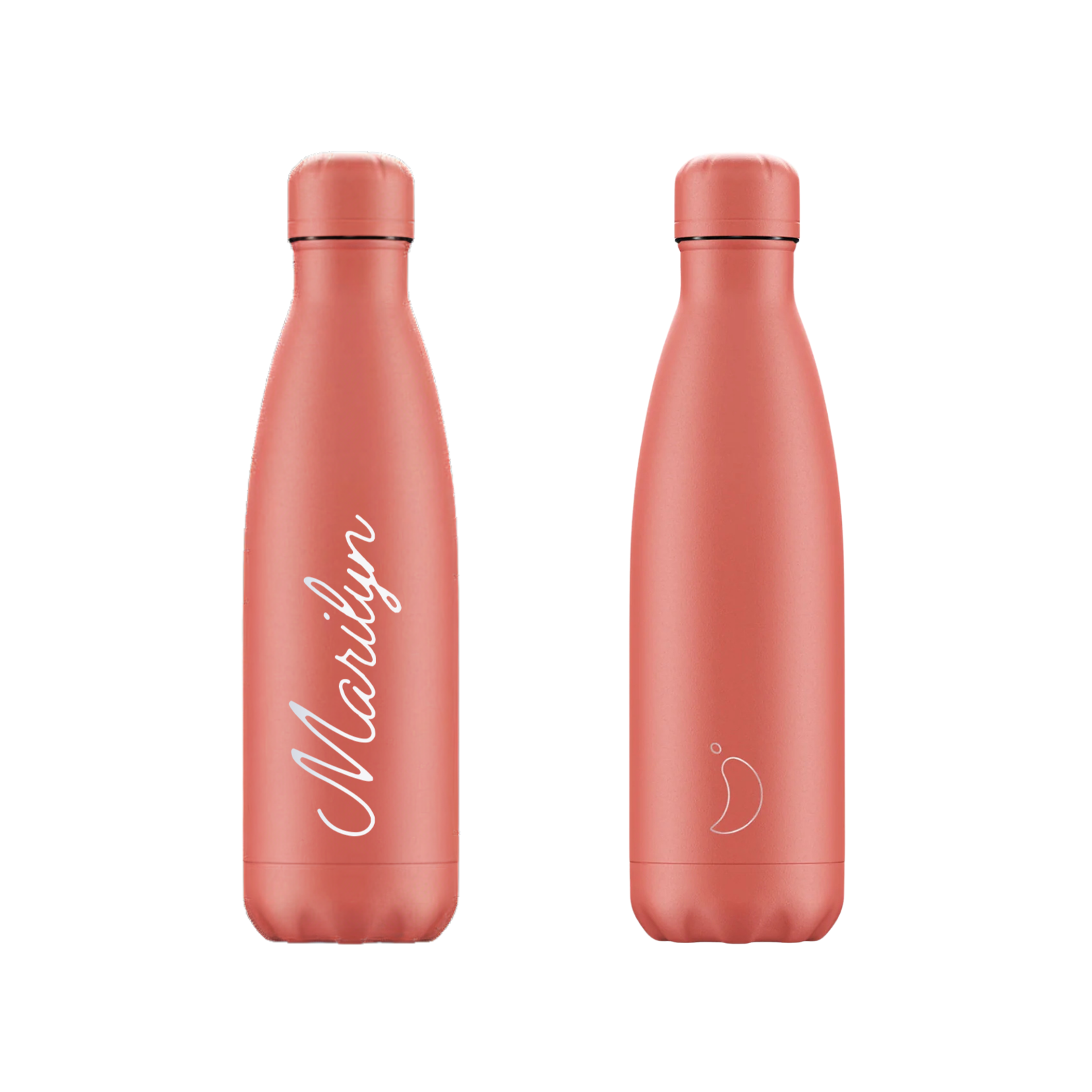 Personalised Chilly's Original 500 ml - Pastel All Coral