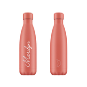 Personalised Chilly's Original 500 ml - Pastel All Coral