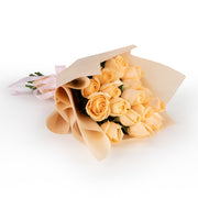 Bunch of Peach Rose