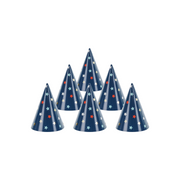 Party hats Stars, 16 cm, mix