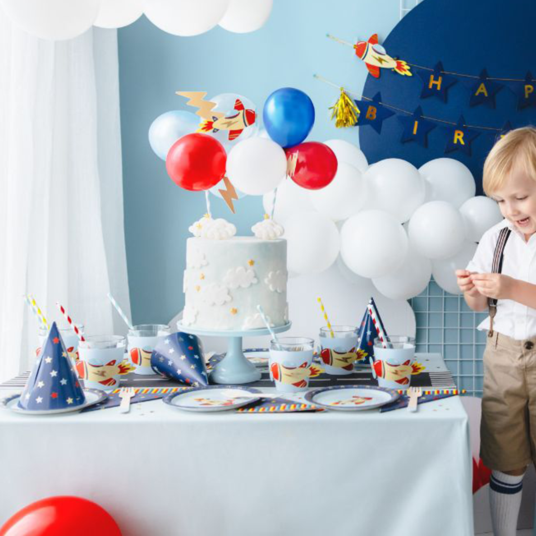 Party hats Stars, 16 cm, mix