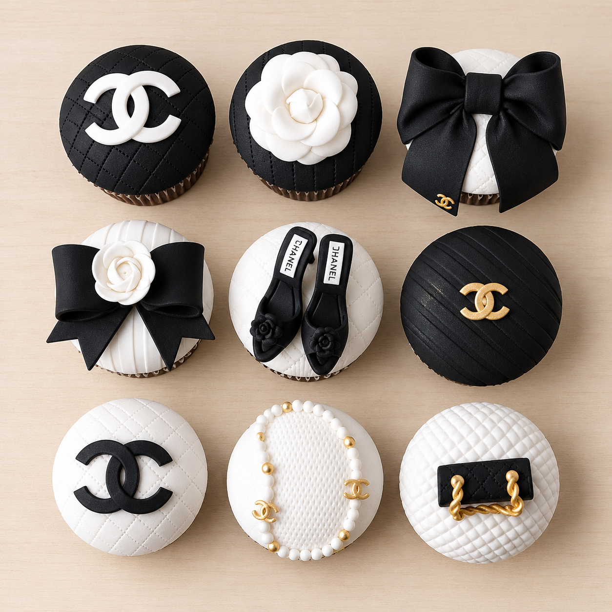 Chanel Cupcakes