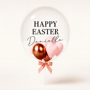 Happy Easter Personalised Bubble Balloon - Classic