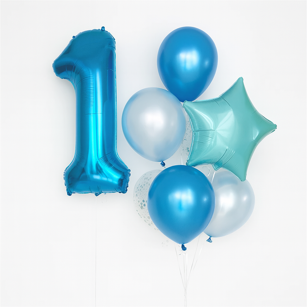 Single Number Balloon Bouquet