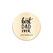 Personalised Wood Coaster
