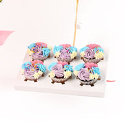 Colorful Swirl Cupcakes 6pcs Gift Box