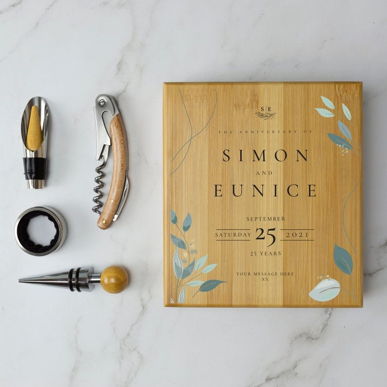 Wine Accessory Gift Set Personalised
