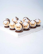 12 Pistachio Kunafa Chocolate Covered Oreo Sandwiches