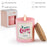 Merry Christmas Personalised Candle - Pink