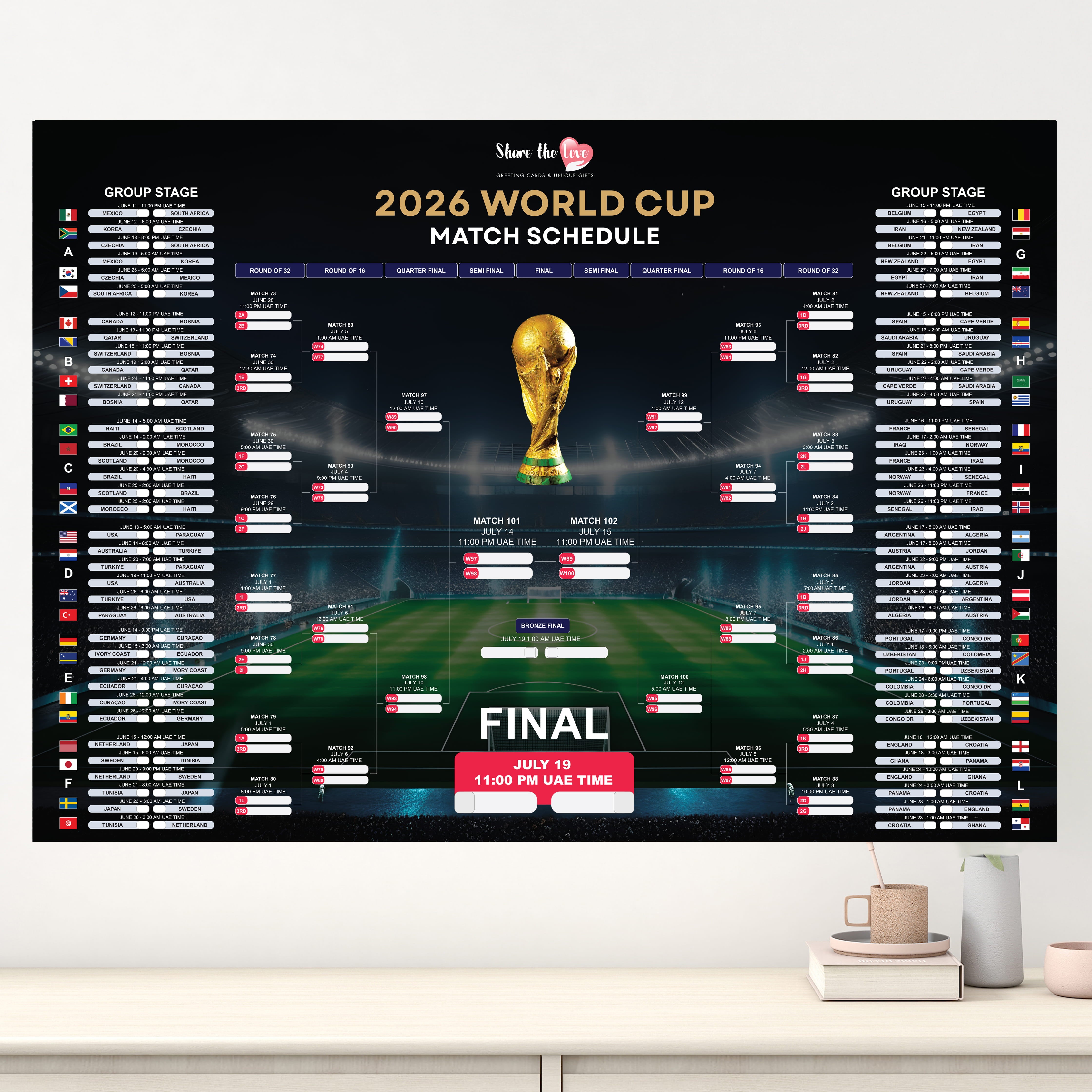 2026 Football World Cup, Wall Poster