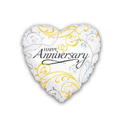 Anniversary - Heart Foil Balloon