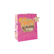 Happy Birthday, Sun Rays - Medium Gift Bag