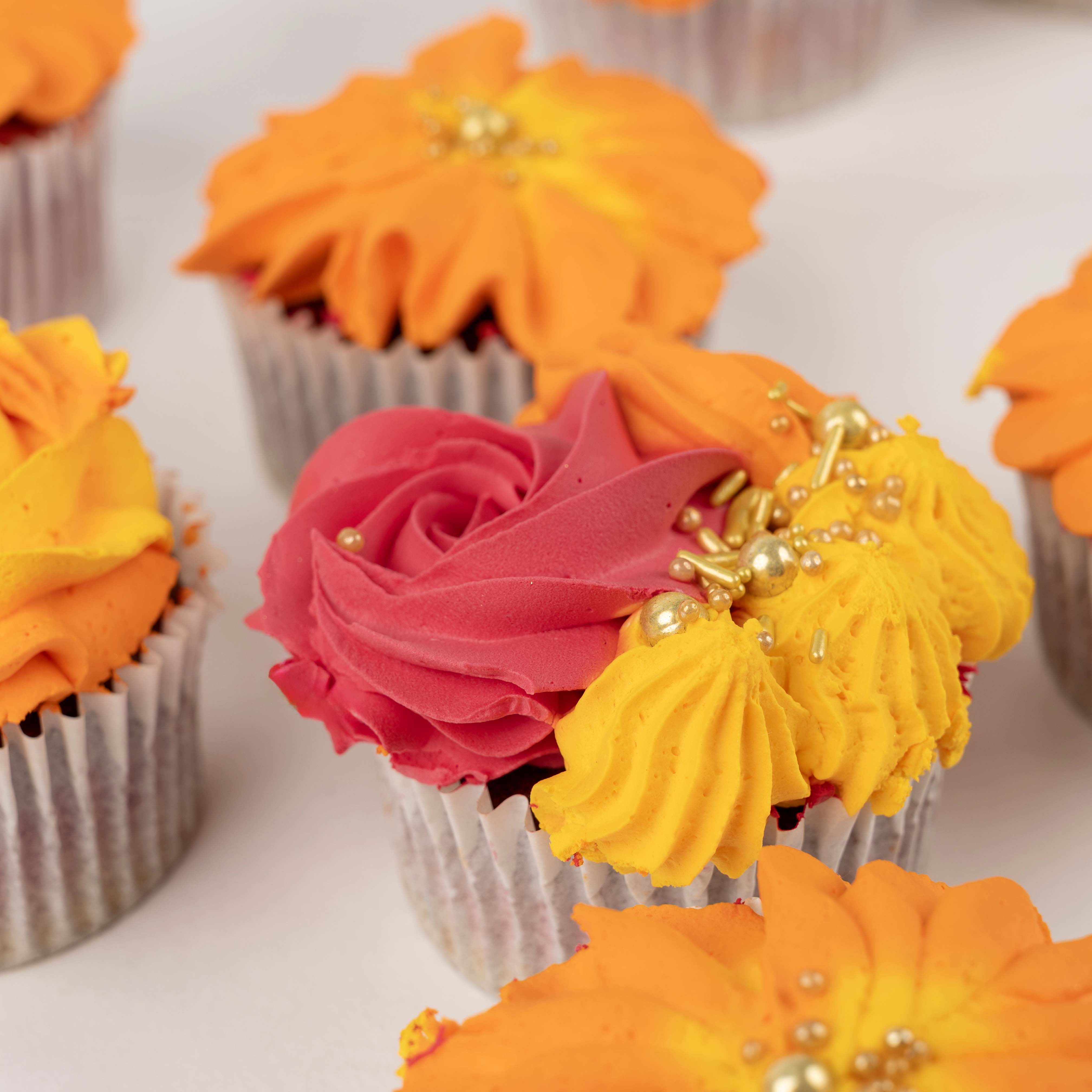Diwali Vibrance Cupcakes