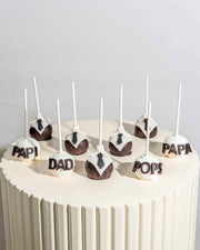 Dad POPS PAPA PAPI cake pops