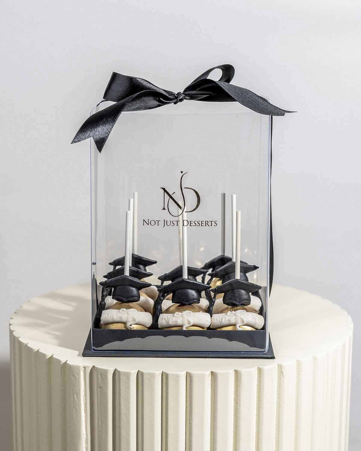 Graduation theme Chocolate Cake pops