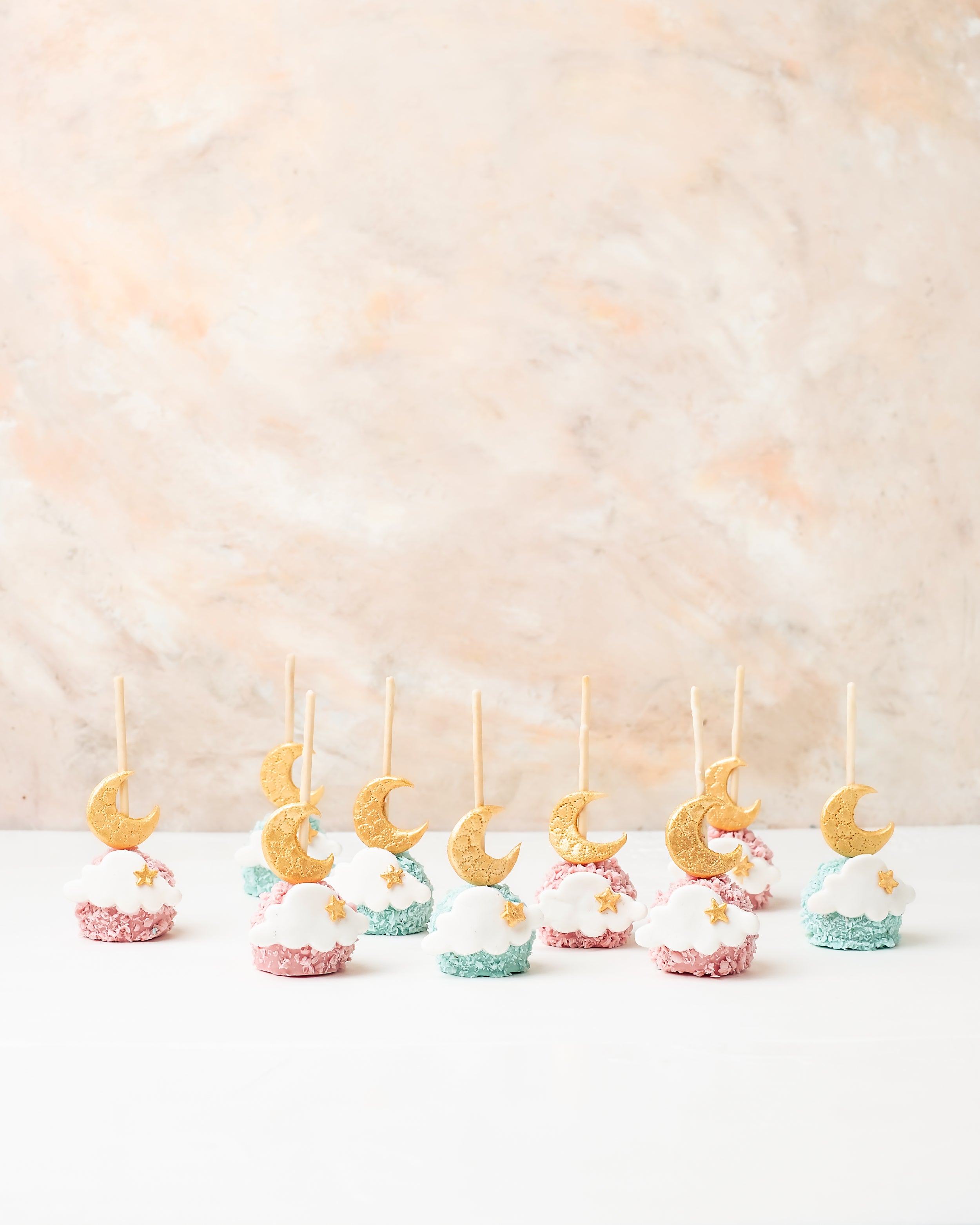 Pink and Blue Cake Pops