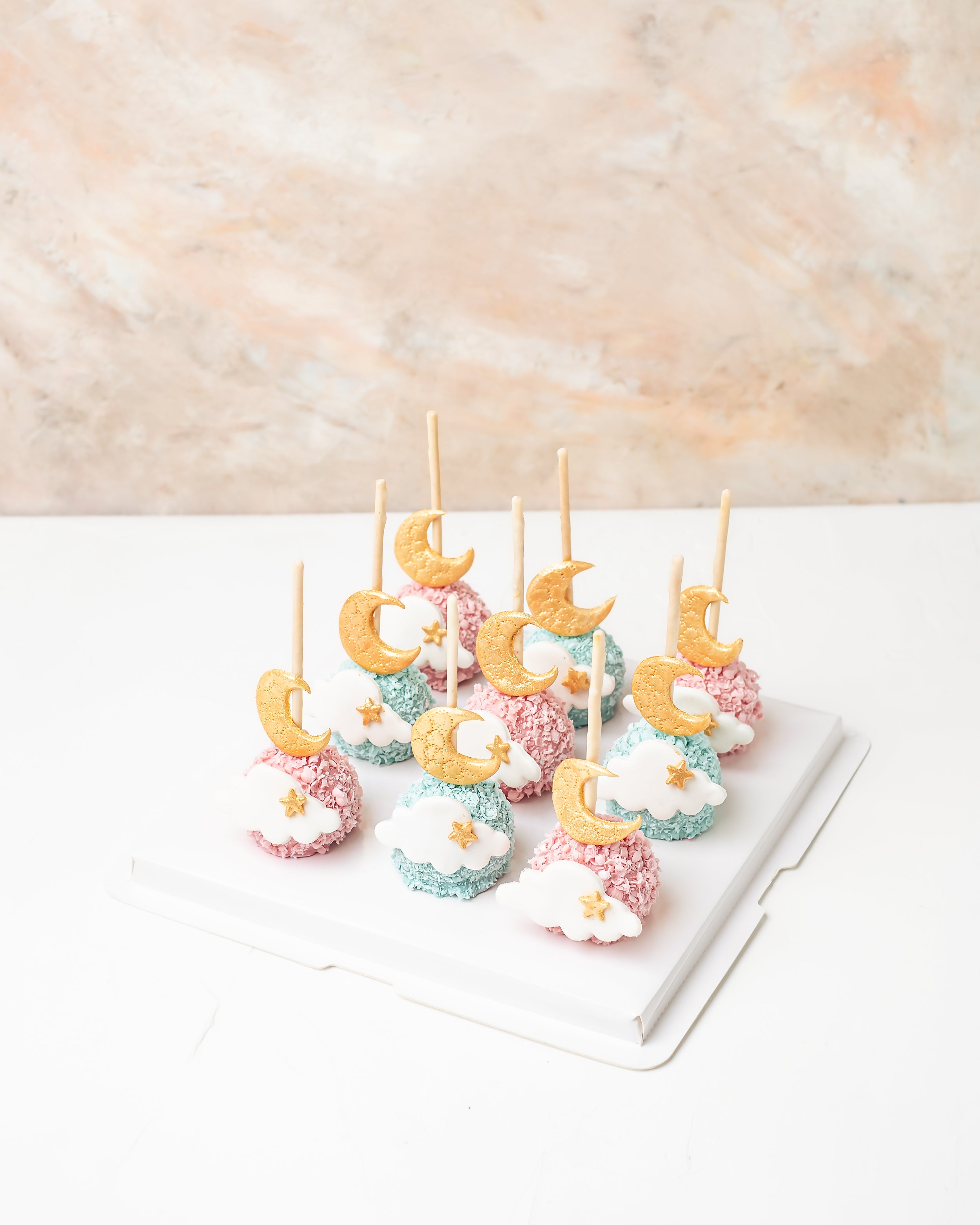 Pink and Blue Cake Pops