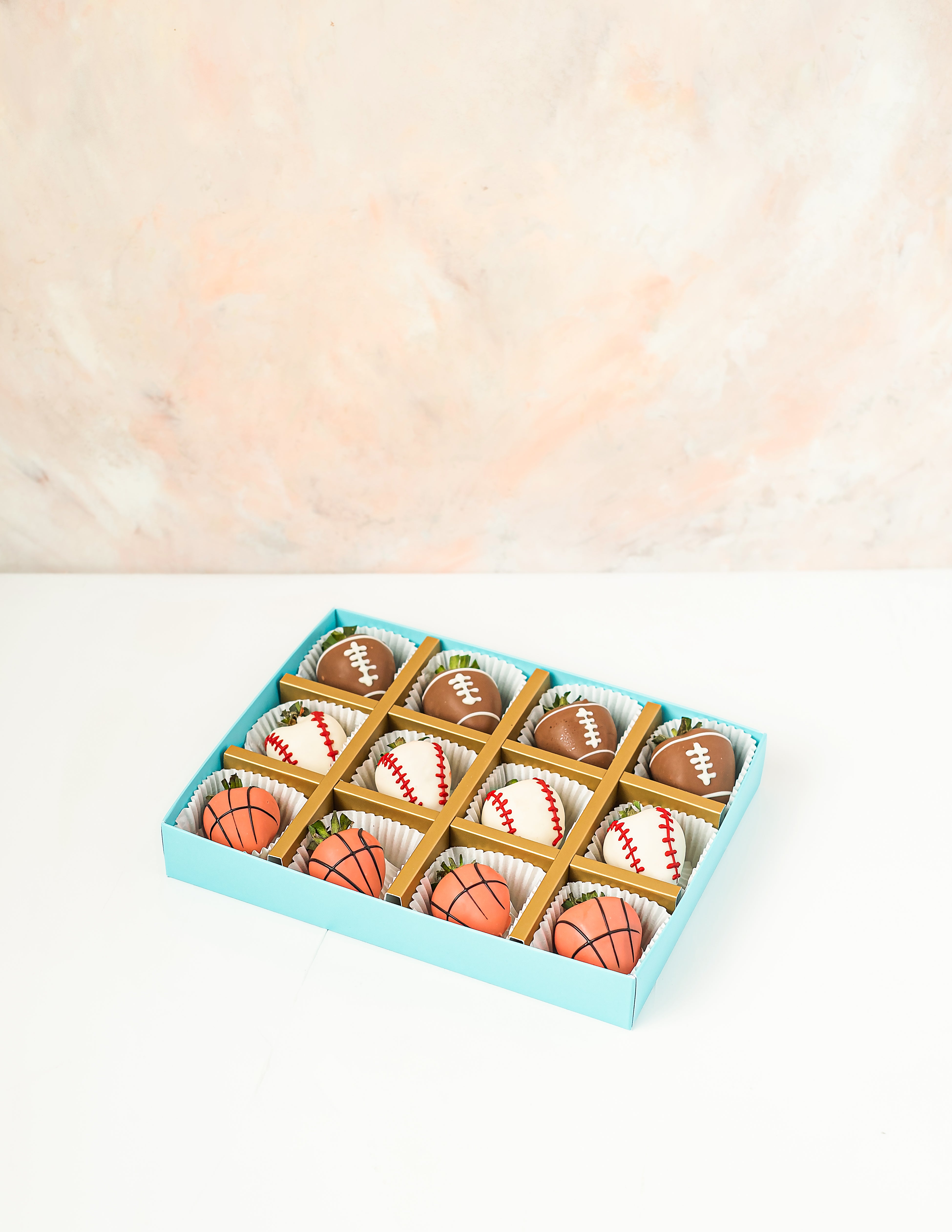 Sports theme Chocolate Covered Strawberries