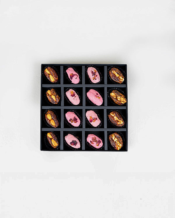 Rose and Milk chocolate Dates