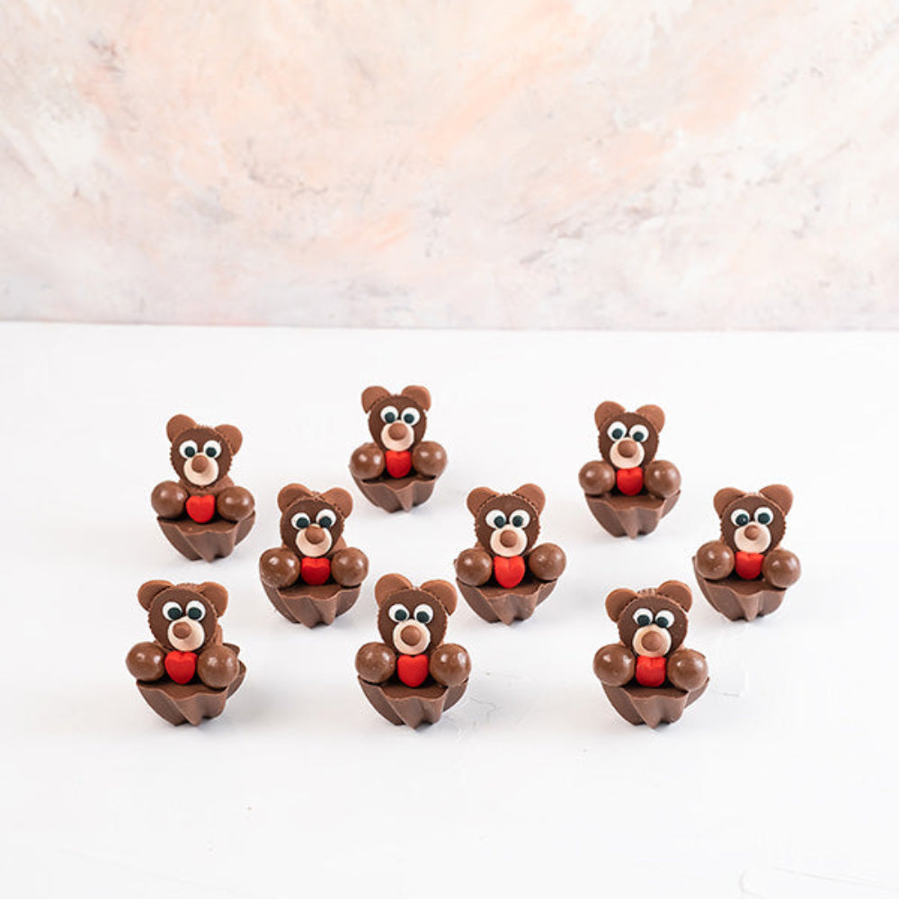 9 Assorted Chocolate Teddies